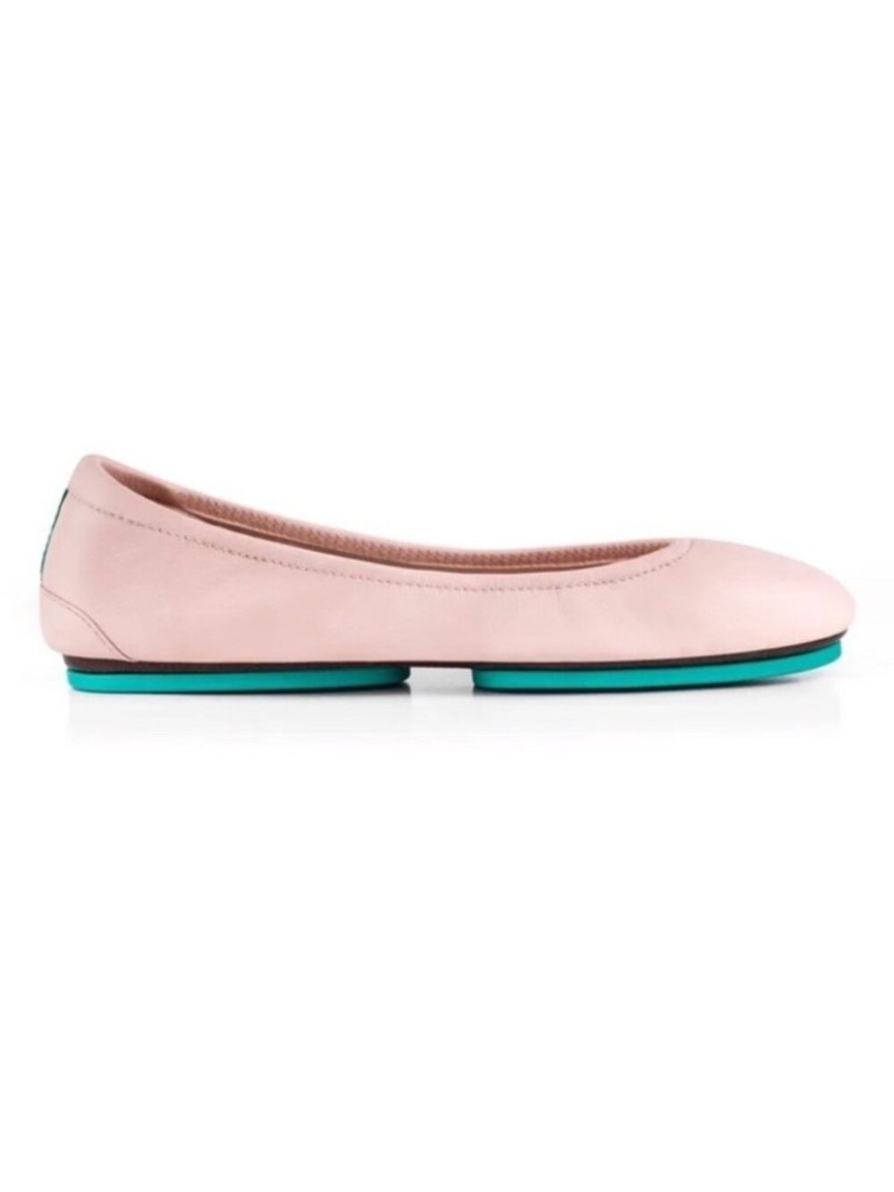 Tieks Ballerina Pink Leather Foldable Ballet Flats Womens Size 8 Travel Slip On